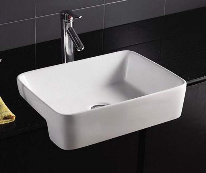 Mẫu lavabo bán âm bàn sang trọng